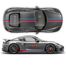 Martini Racing stripes set, for Cayman / Boxster Decals - autodesign.shop