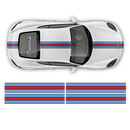 Martini Racing stripes set, for Cayman / Boxster Decals - autodesign.shop