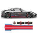 Martini Racing stripes set, for Cayman / Boxster Decals - autodesign.shop
