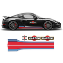 Martini Racing stripes set, for Cayman / Boxster Decals - autodesign.shop