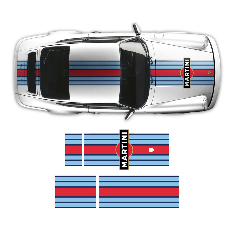 19' Martini Racing Stripes, for Porsche Carrera 930 / 964