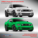 Ford Mustang 2005 - 2014 Tribal Design side decals set Decals - autodesign.shop
