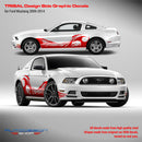 Ford Mustang 2005 - 2014 Tribal Design side decals set Decals - autodesign.shop