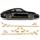 Checkered Side Graphic Design Custom text, Carrera