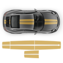 Exclusive Contoured Double Stripes Over The Top, Carrera