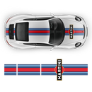 15' Martini Racing stripes, for Carrera 1999 - 2021