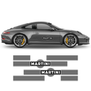 15' Martini Racing stripes, for Carrera 1999 - 2021