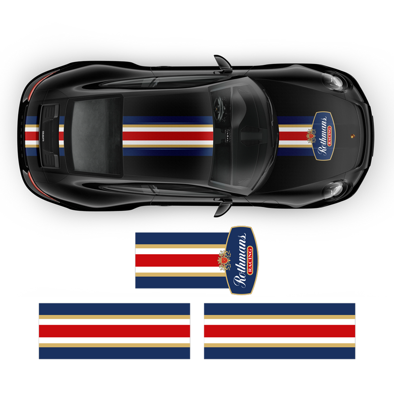 Rothmans Racing Stripes set, Carrera 1999 - 2023 | autodesign.shop