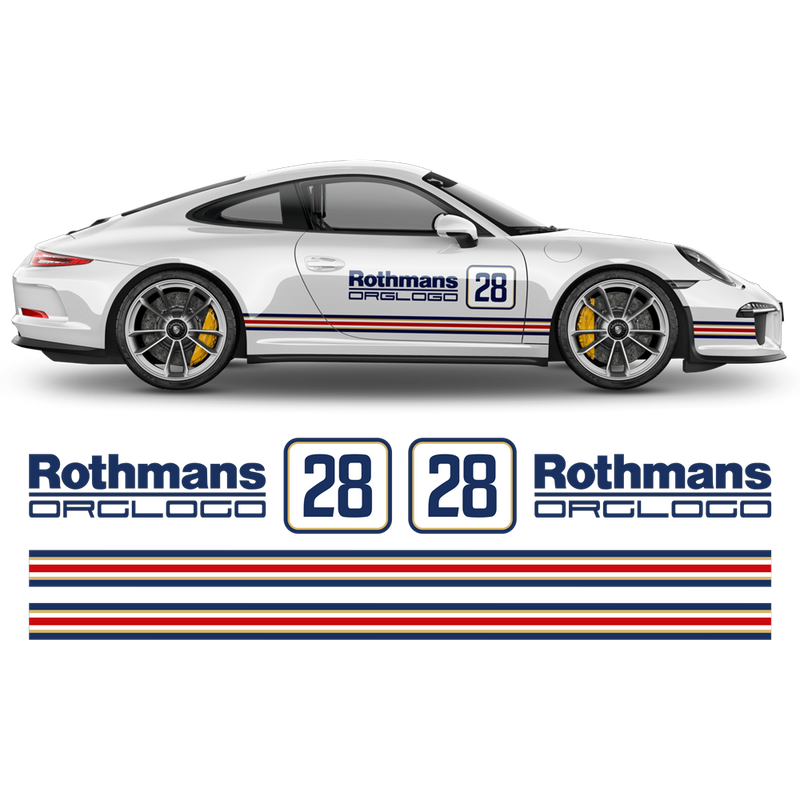 Rothmans Racing Stripes set, Carrera 1999 - 2020