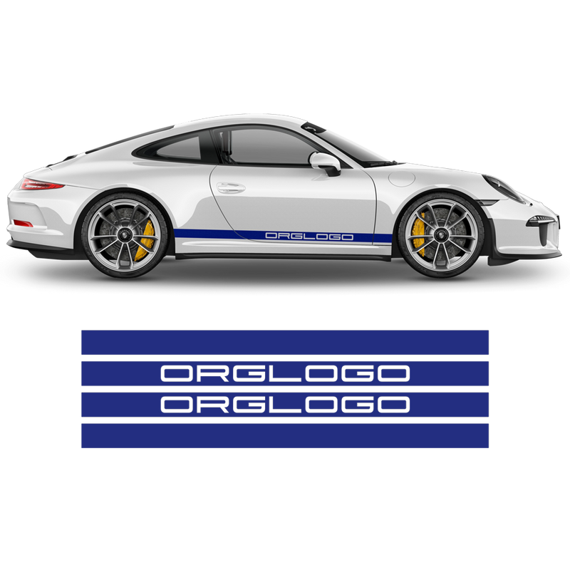 Racing Decals set in one color, Carrera– autodesign.shop