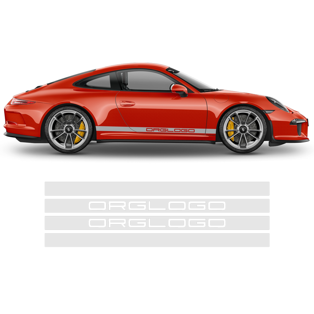 Racing Decals set in one color, Carrera | autodesign.shop