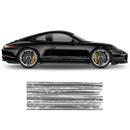Scratched THIN Martini Racing stripes kit, Carrera / Cayman / Boxster Decals - autodesign.shop