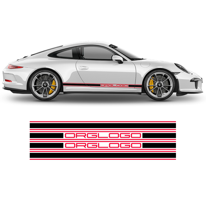 Racing Decals set in two colors, Carrera | autodesign.shop