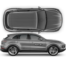 Thin Martini Racing Stripes Set, for Porsche Cayenne