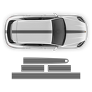 Thin Martini Racing Stripes Set, for Porsche Cayenne