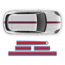 Thin Martini Racing Stripes Set, for Porsche Cayenne