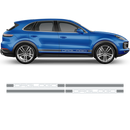 Racing Decals Set in Two Colors, for Porsche Cayenne / Macan