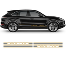 Racing Decals Set in Two Colors, for Porsche Cayenne / Macan