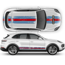 Martini Scratched Racing Stripes, Cayenne / Macan