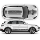 Martini Scratched Racing Stripes, Cayenne / Macan