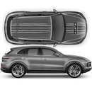 Martini Scratched Racing Stripes, Cayenne / Macan