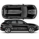 Martini Scratched Racing Stripes, Cayenne / Macan