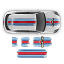 Martini Scratched Racing Stripes, Cayenne / Macan