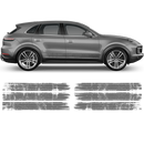 Martini Scratched Racing Stripes, Cayenne / Macan