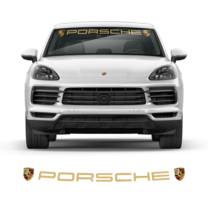 Windshield decals (logo), for Cayenne / Macan