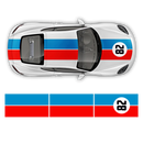 Stripes over the Top BRUMOS style, Cayman / Boxster 2005 - 2022