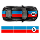 Stripes over the Top BRUMOS style, Cayman / Boxster 2005 - 2022