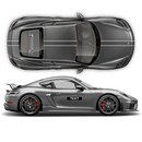 Martini Racing stripes set, for Cayman / Boxster Decals - autodesign.shop