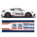 Rothmans Design Racing Stripes set, Cayman / Boxster