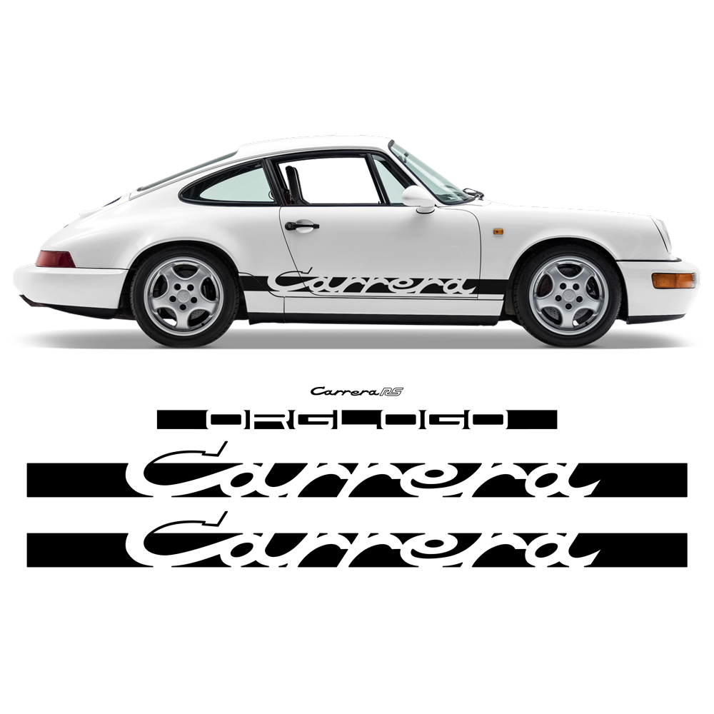 Classic Carrera Decals Set, for Porsche 1972 - 1987 | autodesign.shop
