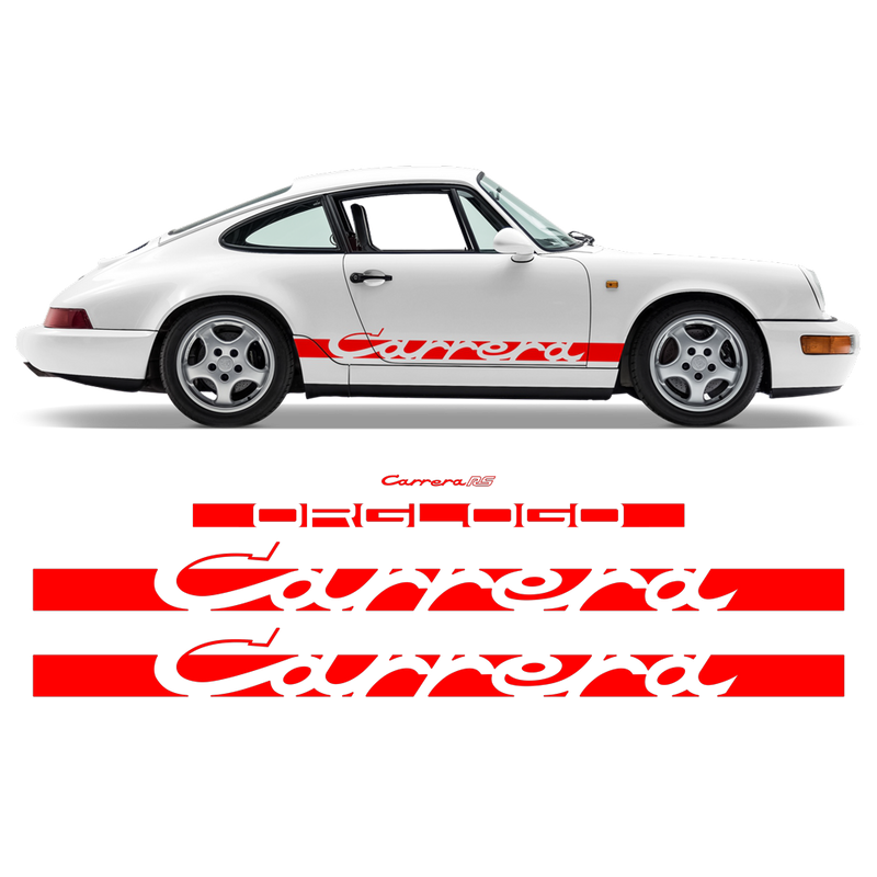 Classic Carrera Decals Set, for Porsche 1972 - 1987