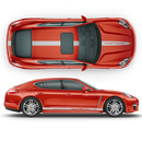 Racing Stripes, for Porsche Panamera black