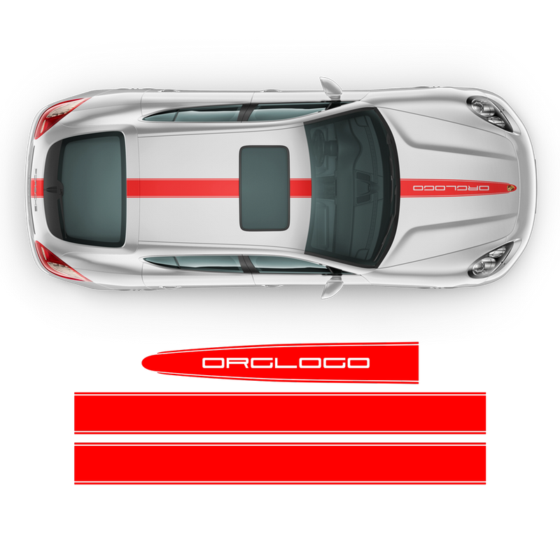 Racing Stripes, for Porsche Panamera black