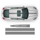 Racing Stripes, for Porsche Panamera black