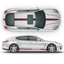 Racing Stripes Set Two Colors, for Porsche Panamera