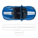 Exclusive Contoured Double Stripes Over The Top, for Spyder