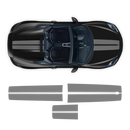 Exclusive Contoured Double Stripes Over The Top, for Spyder