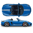 Scratched Racing Stripes set, for Spyder 2005 - 2020 black