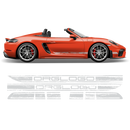 Scratched Racing Stripes set, for Spyder 2005 - 2020 black