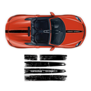 Scratched Two Colors Racing Stripes set, for Spyder 2005 - 2020