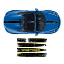 Scratched Two Colors Racing Stripes set, for Spyder 2005 - 2020