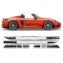 Scratched Two Colors Racing Stripes set, for Spyder 2005 - 2020