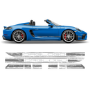 Scratched Two Colors Racing Stripes set, for Spyder 2005 - 2020