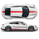 Racing stripes set, for Porsche Taycan