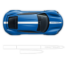 Racing stripes set, for Porsche Taycan