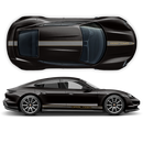 Racing stripes set in two colors, for Porsche Taycan